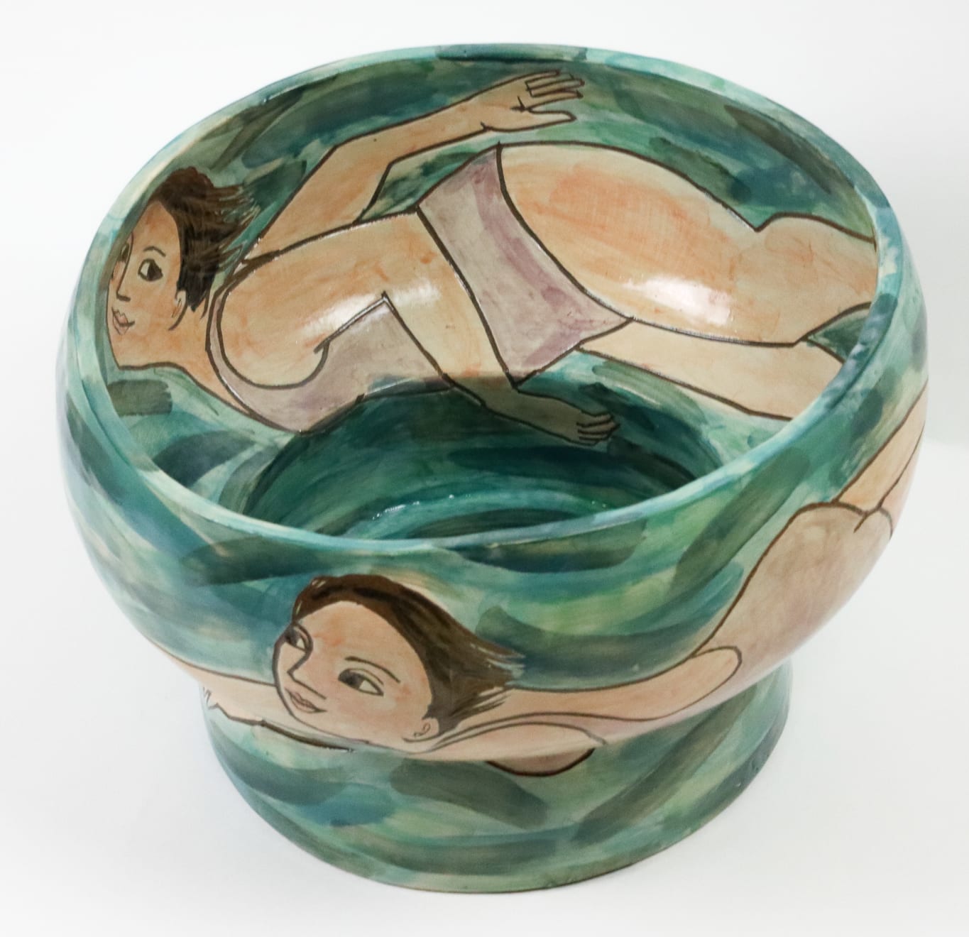 Anita Klein, Swimming with Ducks, 2025