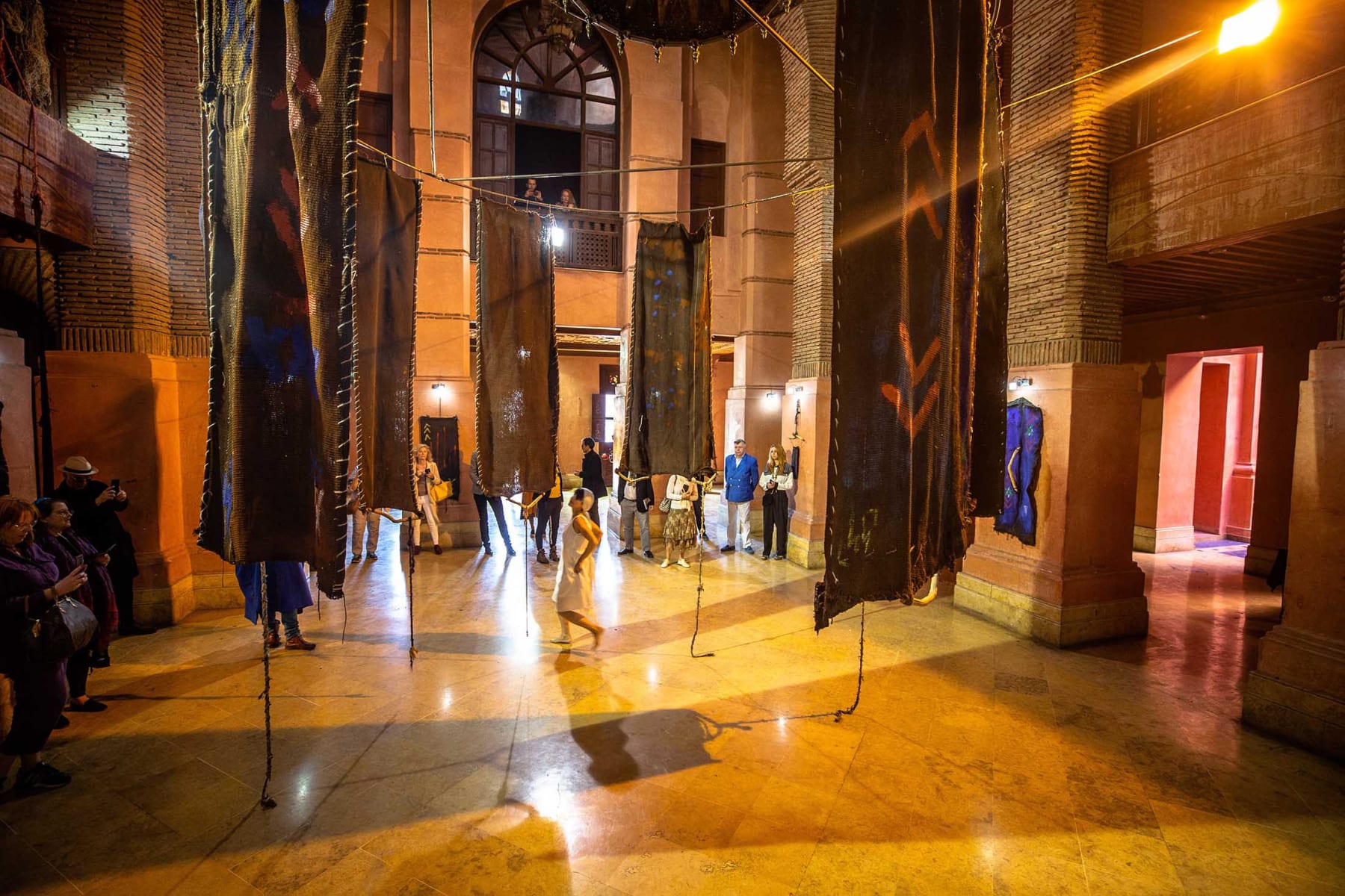 Firouz FarmanFarmaian, Banners of The Unbanished Installation, 2020
