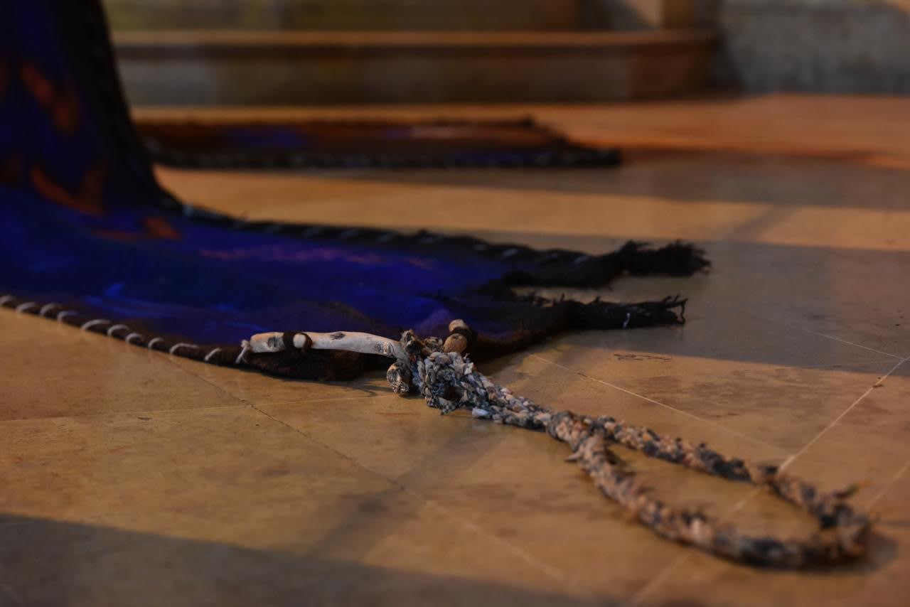 Firouz FarmanFarmaian, Banners of The Unbanished Installation, 2020