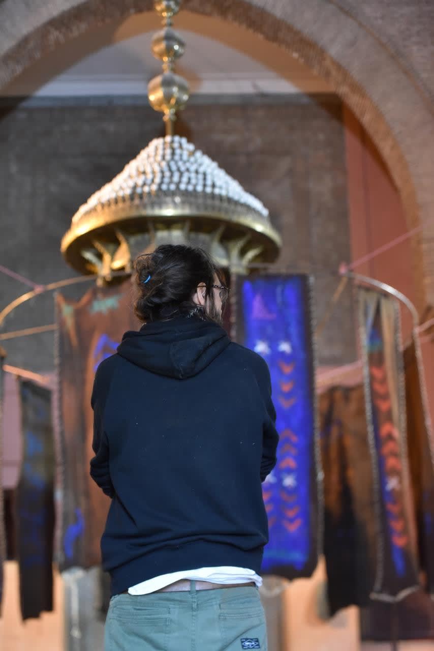 Firouz FarmanFarmaian, Banners of The Unbanished Installation, 2020