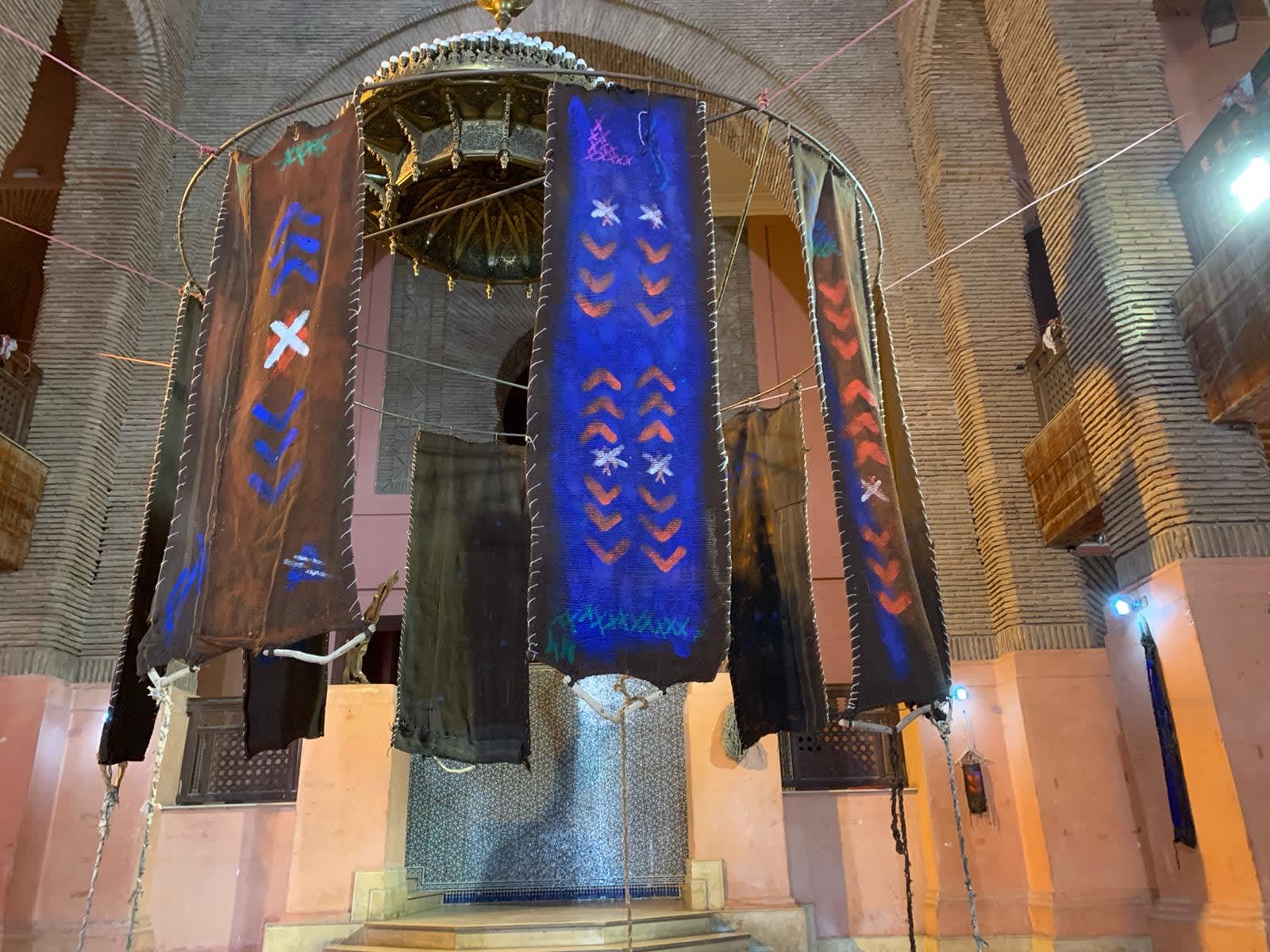 Firouz FarmanFarmaian, Banners of The Unbanished Installation, 2020