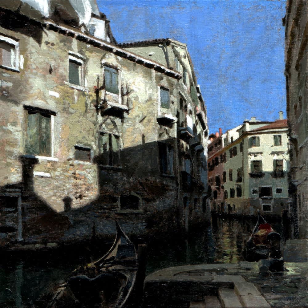 Jan Maris - Venetië IV - 2015 - olieverf op doek - 28 × 28 cm