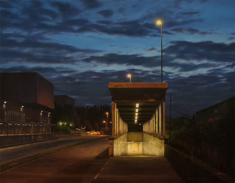 Dimitri Desiron - Tunnel - 2014 - olieverf op paneel - 40 x 50 cm