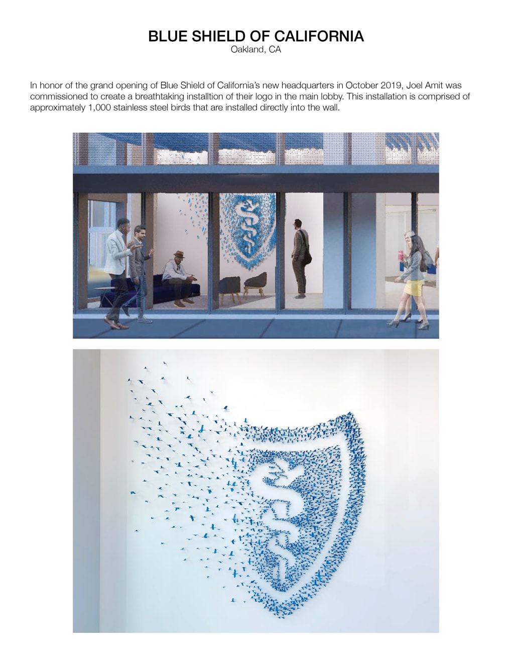 Corporate Commission Blue Shield of California Oakland, Ca