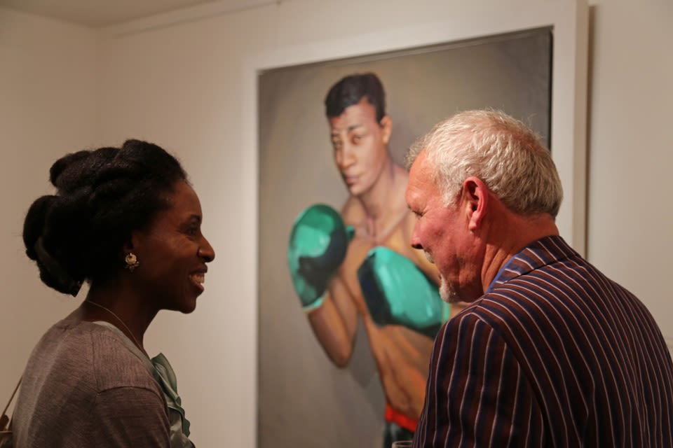 'Alzheimer in the Frame' private view at Gallery Elena Shchukina, Mayfair, London