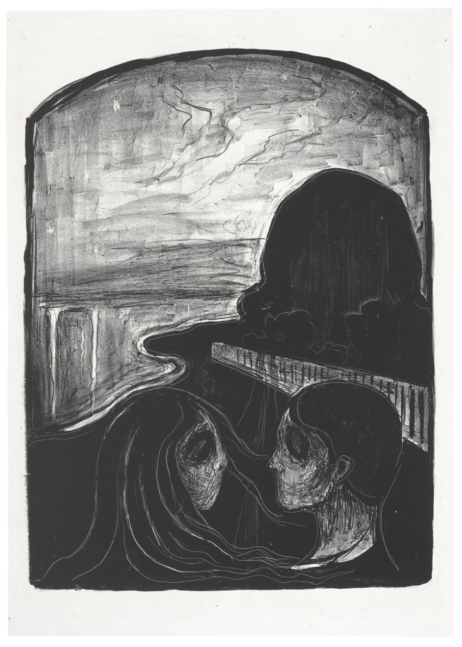 EDVARD MUNCH, Anziehung I (Attraction I) (Woll 75), 1896