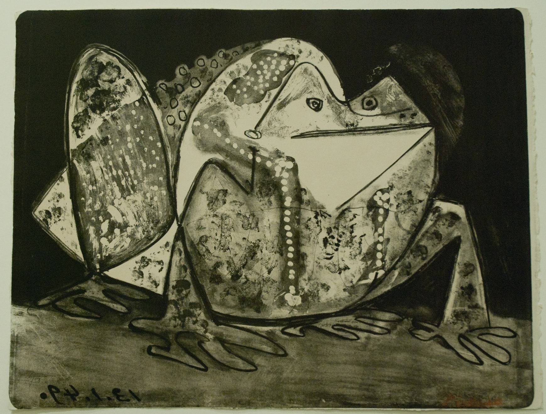 PABLO PICASSO, Le Crapaud (Bloch 585), 1949 (January 13.III)