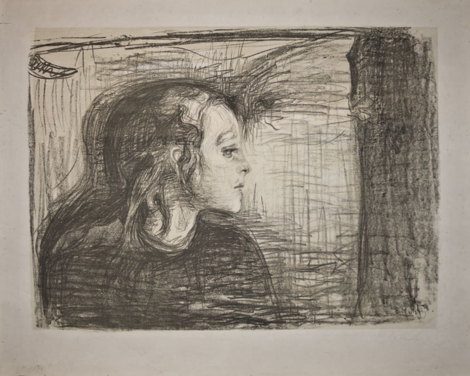 EDVARD MUNCH, Det syke barn I (The Sick Child I) (Woll 72), 1896