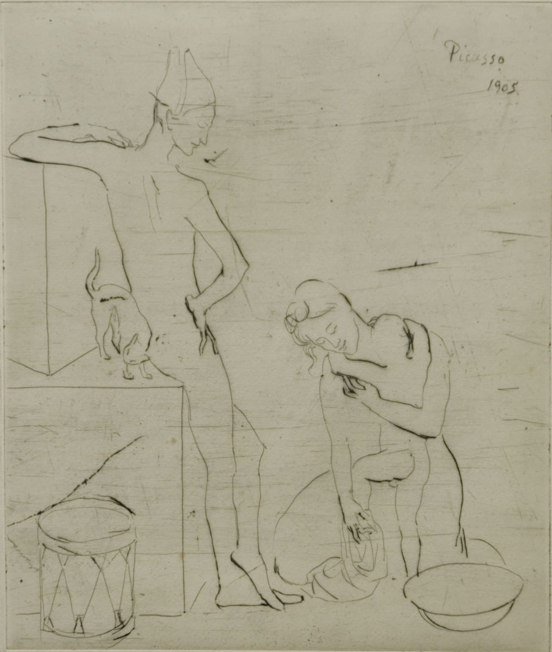 PABLO PICASSO, Le Bain (Bloch 12), 1905