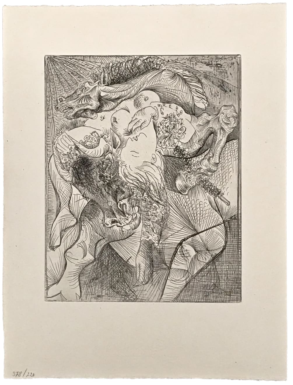 PABLO PICASSO, Marie-Thérèse en Femme Torero (Bloch 220), 1934 (June 20, Paris)
