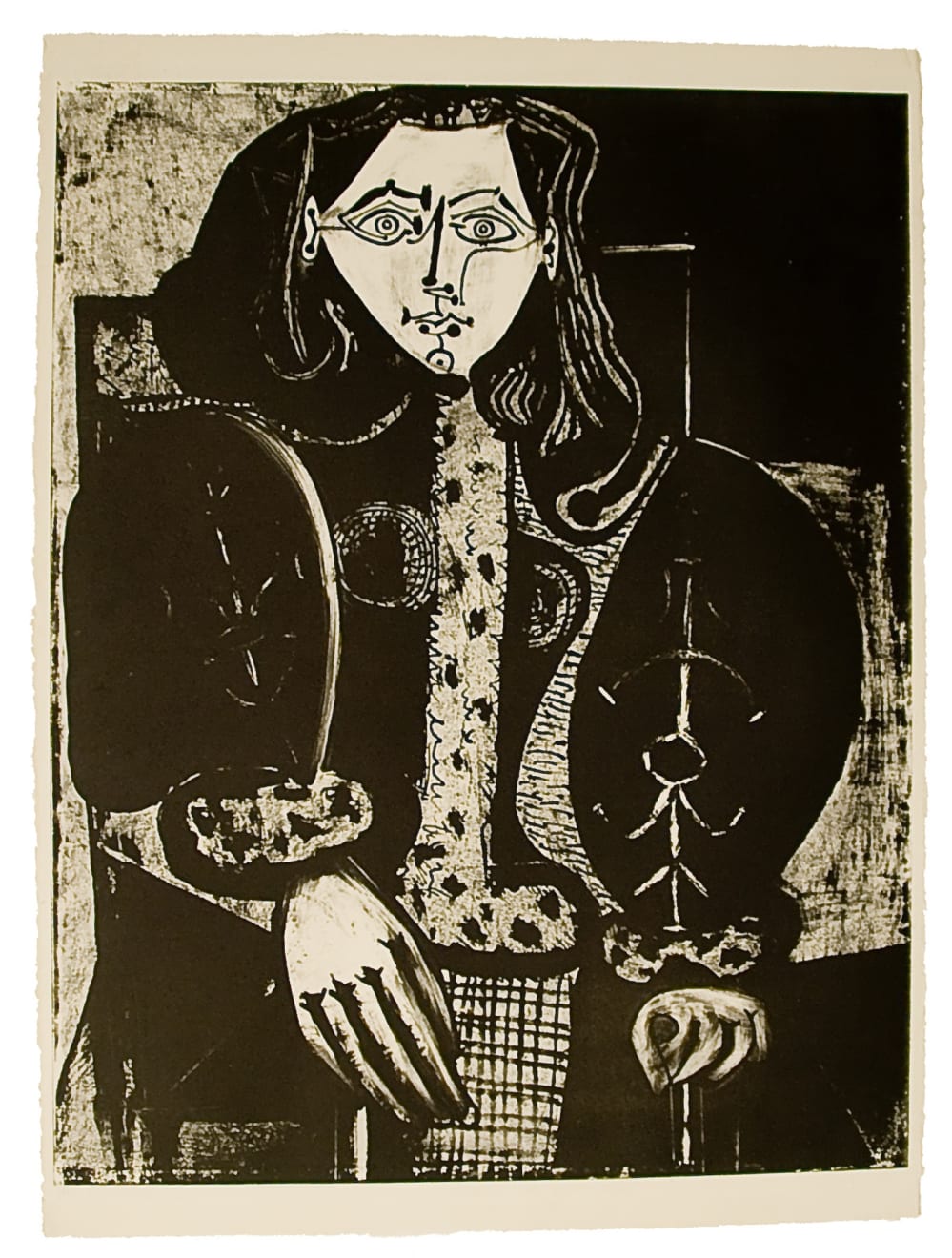 PABLO PICASSO, Femme au Fauteuil No 1 (d’après le rouge) (Mourlot 134), 1949 (January 13)