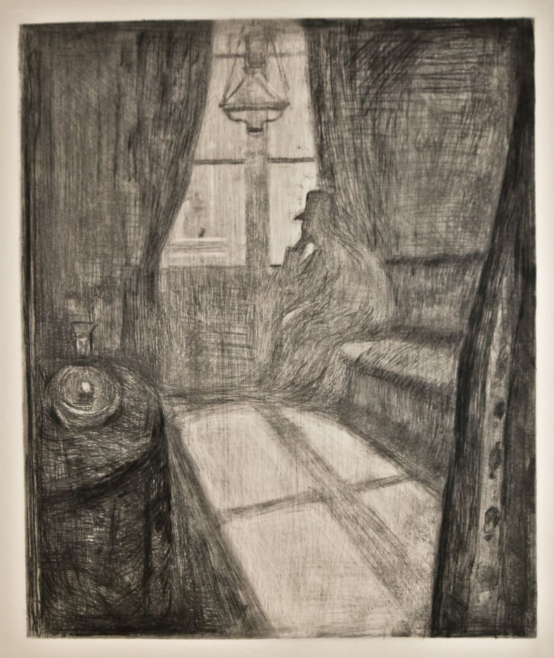 EDVARD MUNCH, Måneskinn. Natt i Saint-Cloud (Moonlight. Night in Saint-Cloud) (Woll 17), 1895