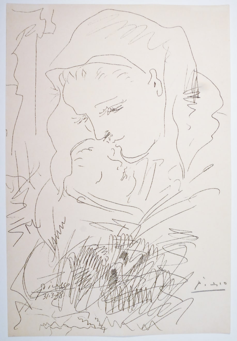 PABLO PICASSO, Maternité (Bloch 1829), 1938 (March 31)