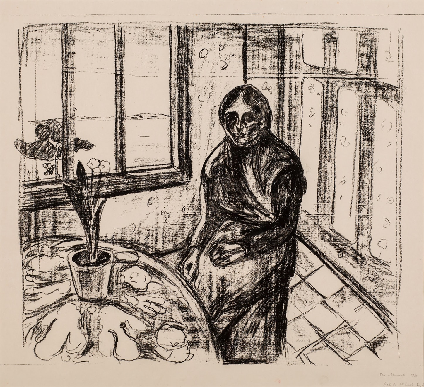 EDVARD MUNCH, Melankoli (Melancholy) (Woll 711), 1930