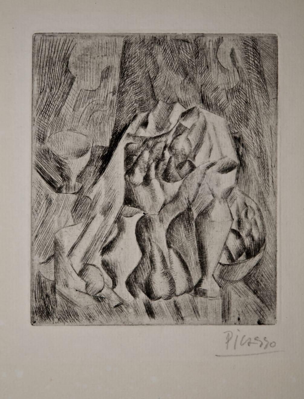 PABLO PICASSO, Nature morte au compotier (Bloch 18), 1908-1909