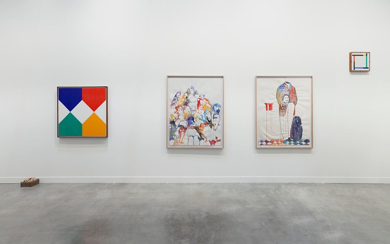 Sezione THENnow della galleria Londinese Pilar Corrias con Max Bill e Ulla Von Brandenburg.