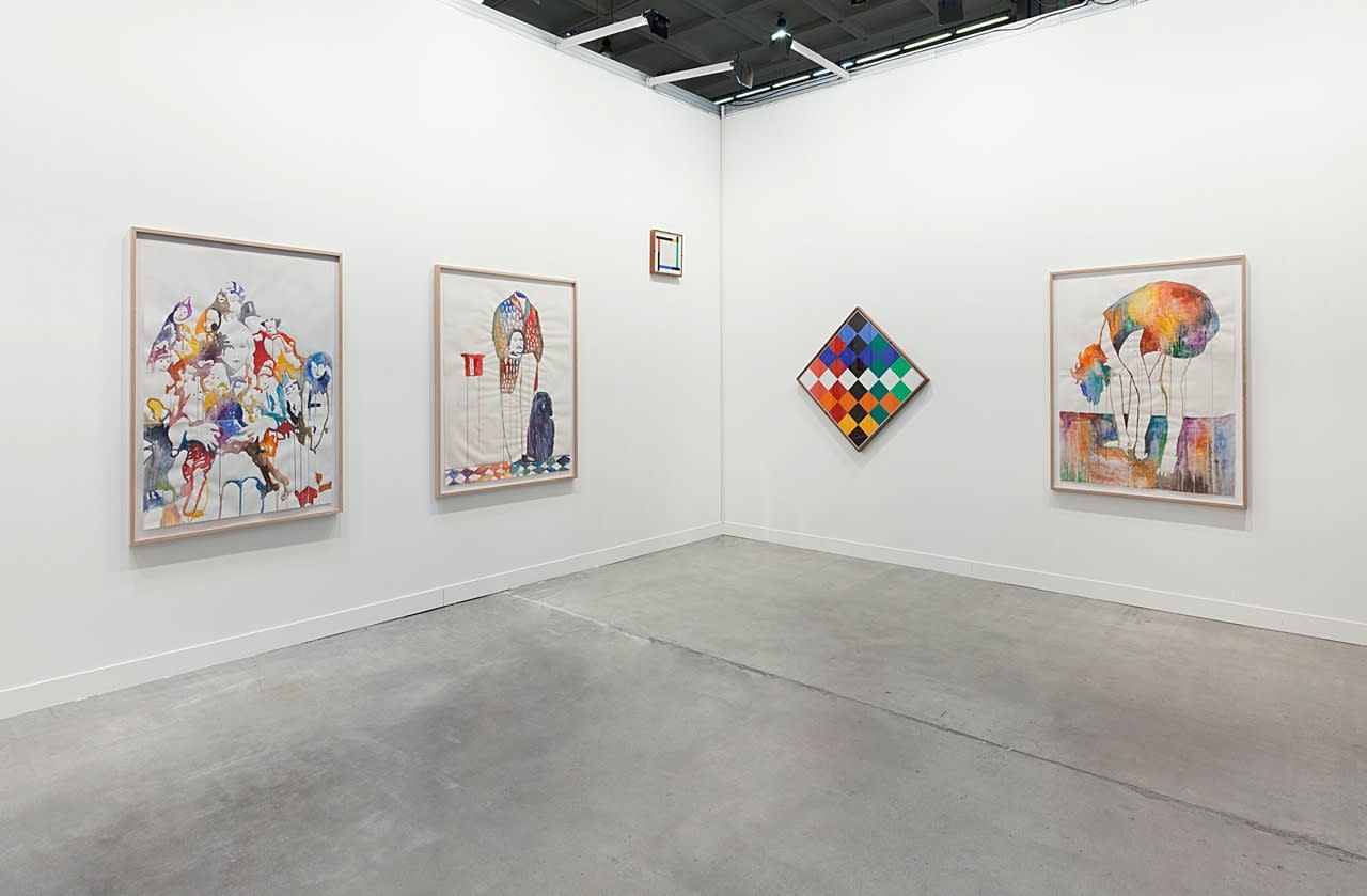 Sezione THENnow della galleria Londinese Pilar Corrias con Max Bill e Ulla Von Brandenburg.