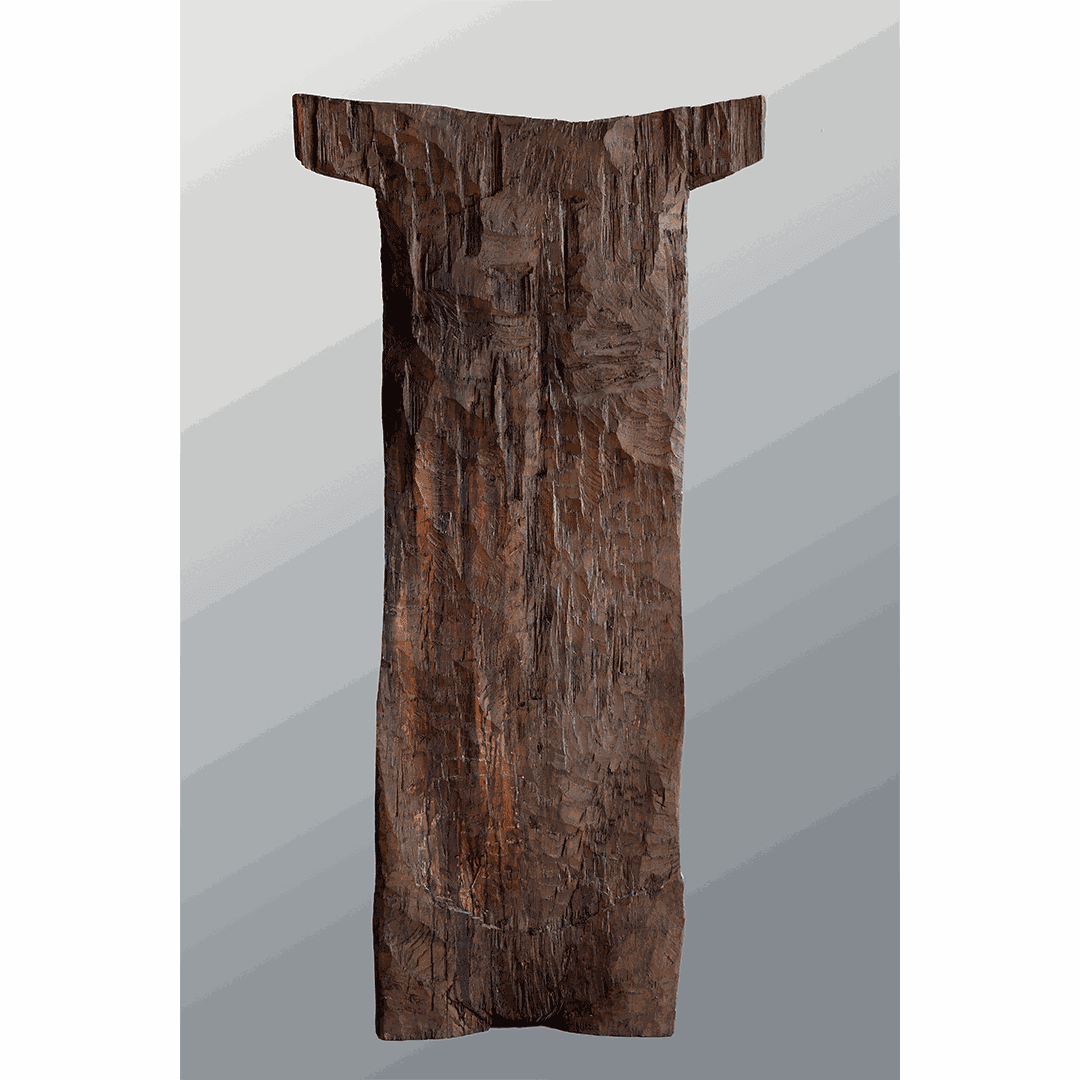 Grande Crocefissione, 1961, legno, cm 176x60x3,5