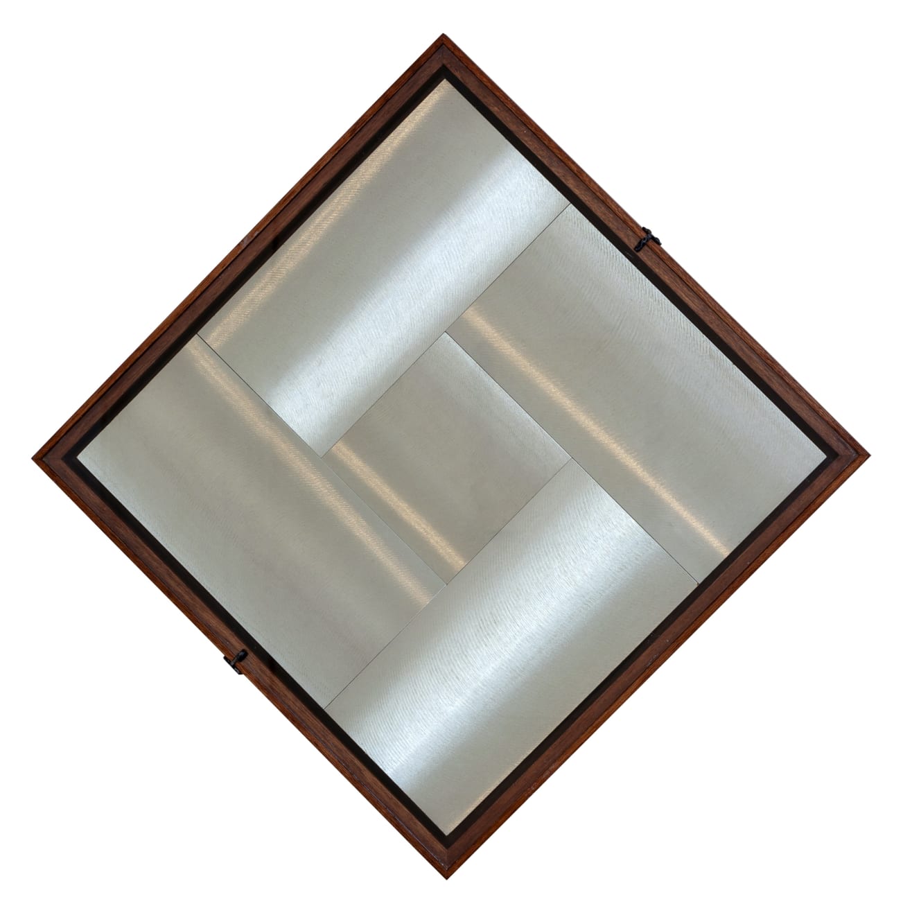 Getulio Alviani, Superficie a testura vibratile, 1964, alluminio su tavola