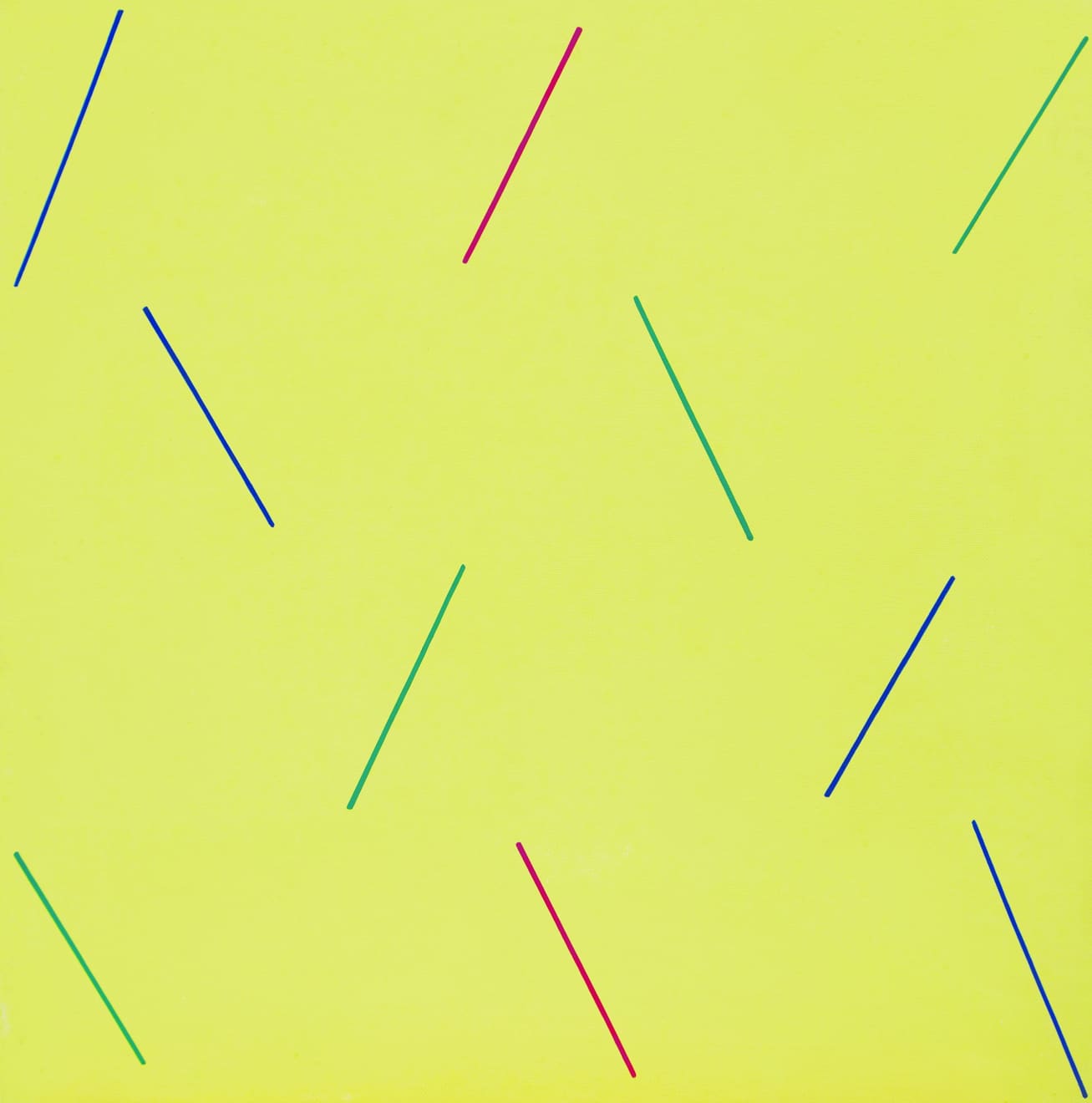 Mario Nigro, 12.F1, 1975-79, acrilico su masonite, cm 60x60.