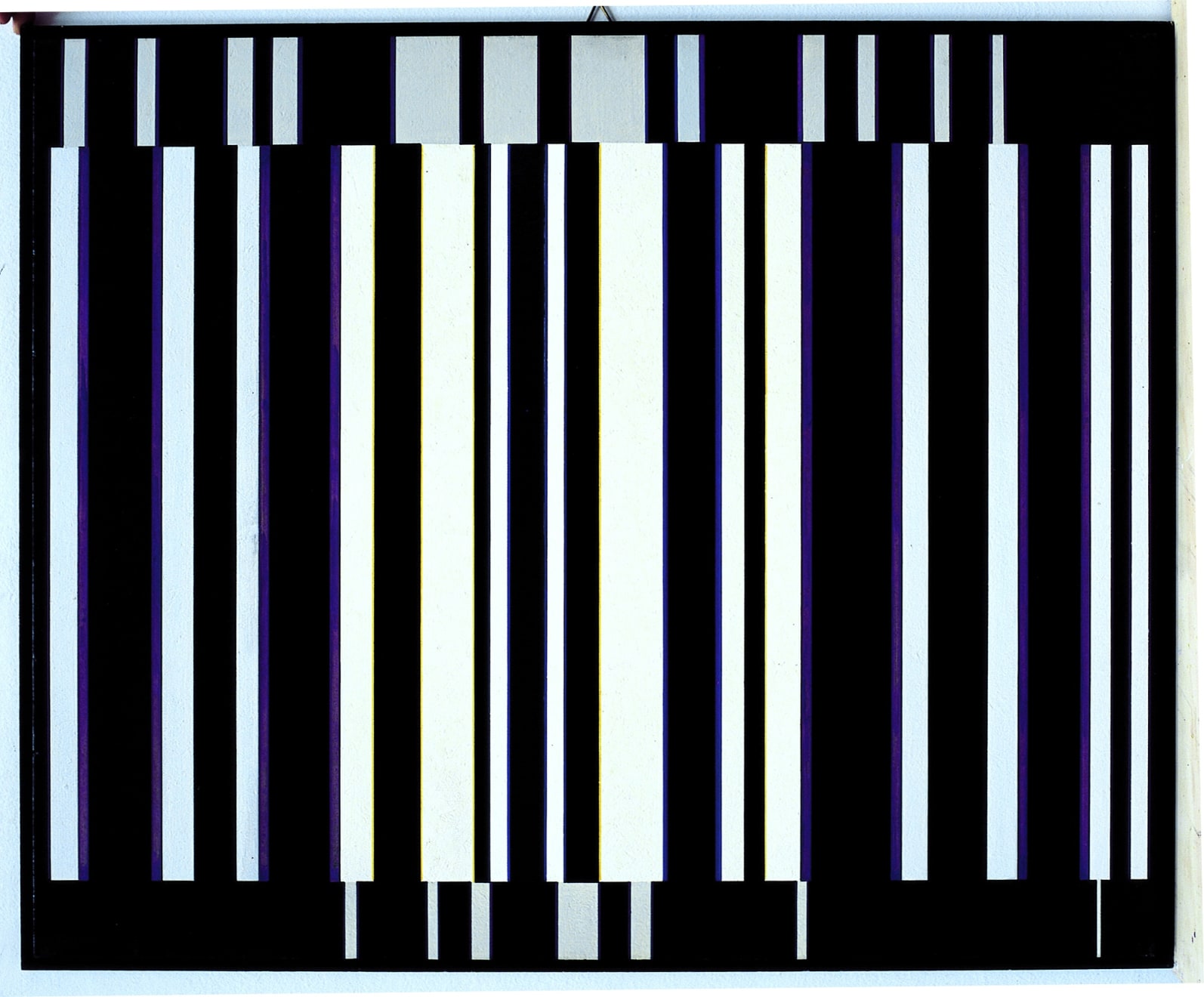 Cantus Firmus II, 1965 acrilico su tavola cm 65,5x78