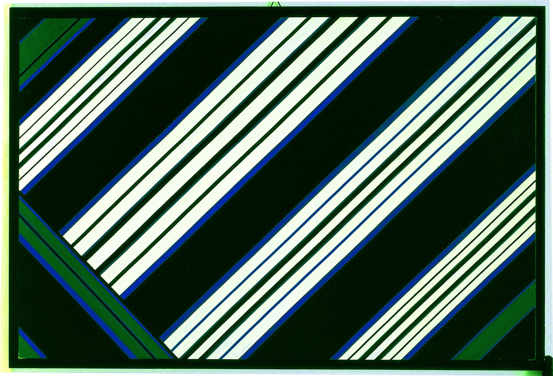 Sehübung, 1966 acrilico su tela cm 55x81,5