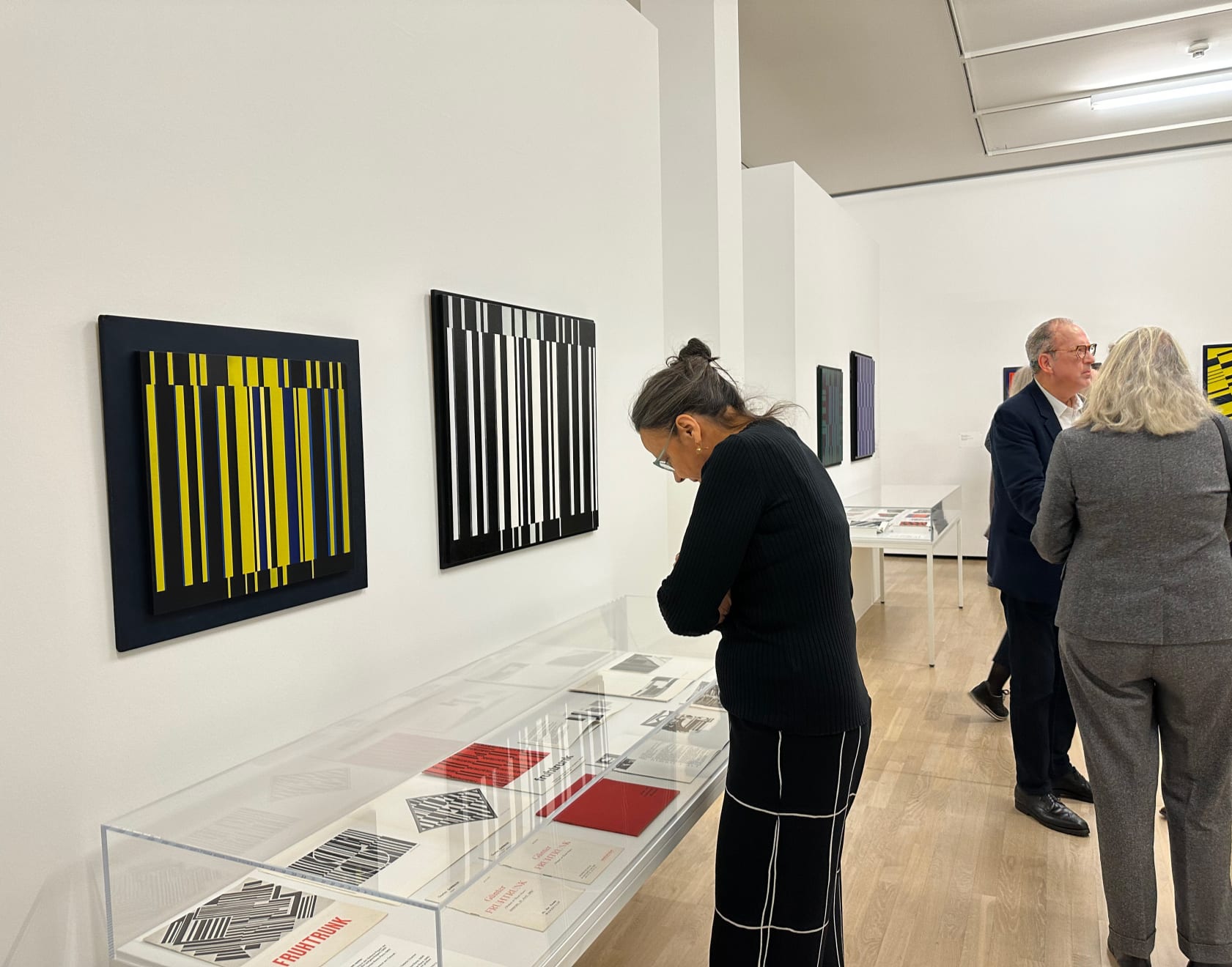 Fotografia dell'inaugurazione della mostra presso Lenbachhaus, Monaco.