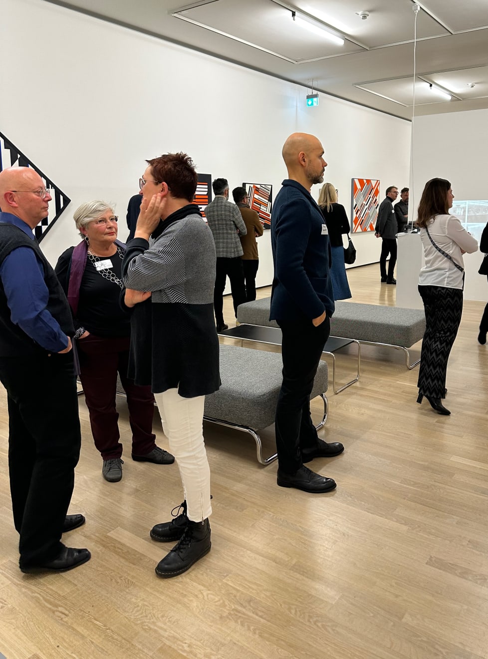Inaugurazione della mostra.