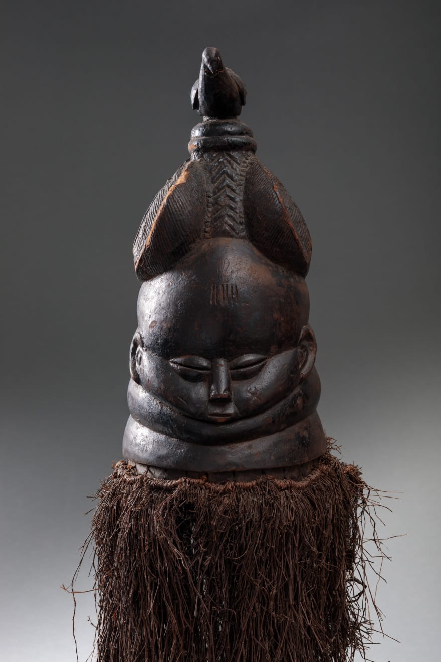 Mende Artist, Mende Female Helmet Mask, Early 20th century Pace