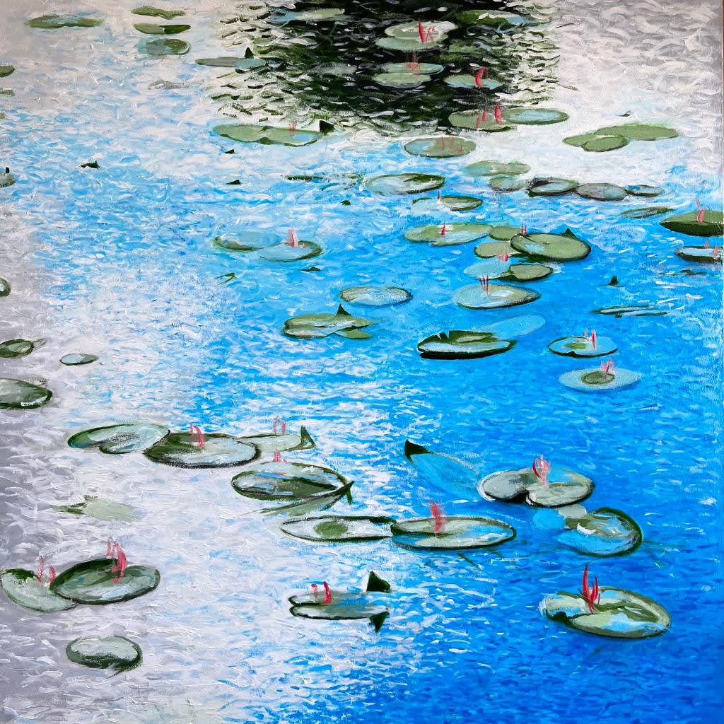 Shabs Beigh, Clouds And Lilies, 2022