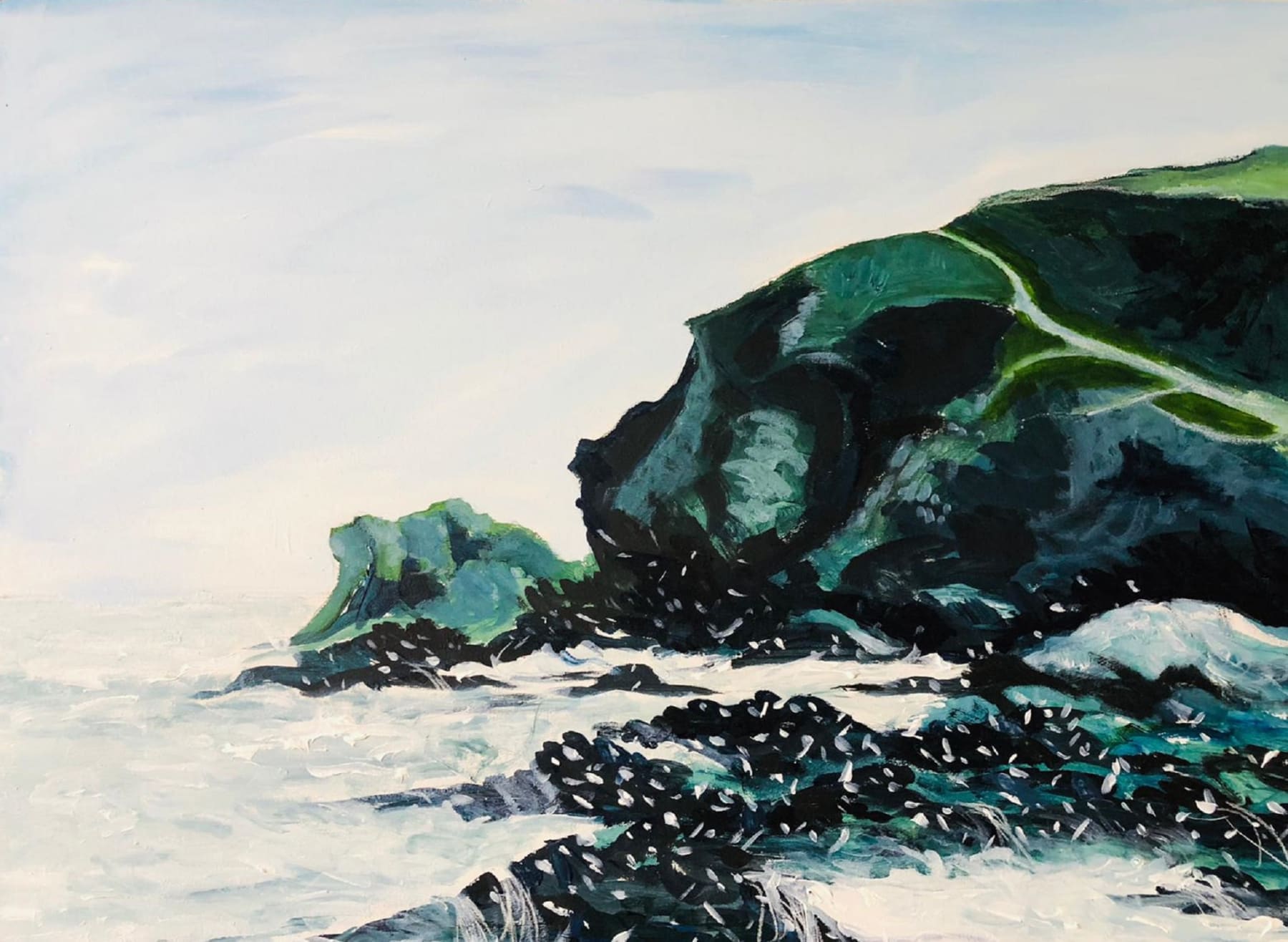 Shabs Beigh, Evening By The Lizard Point, 2021