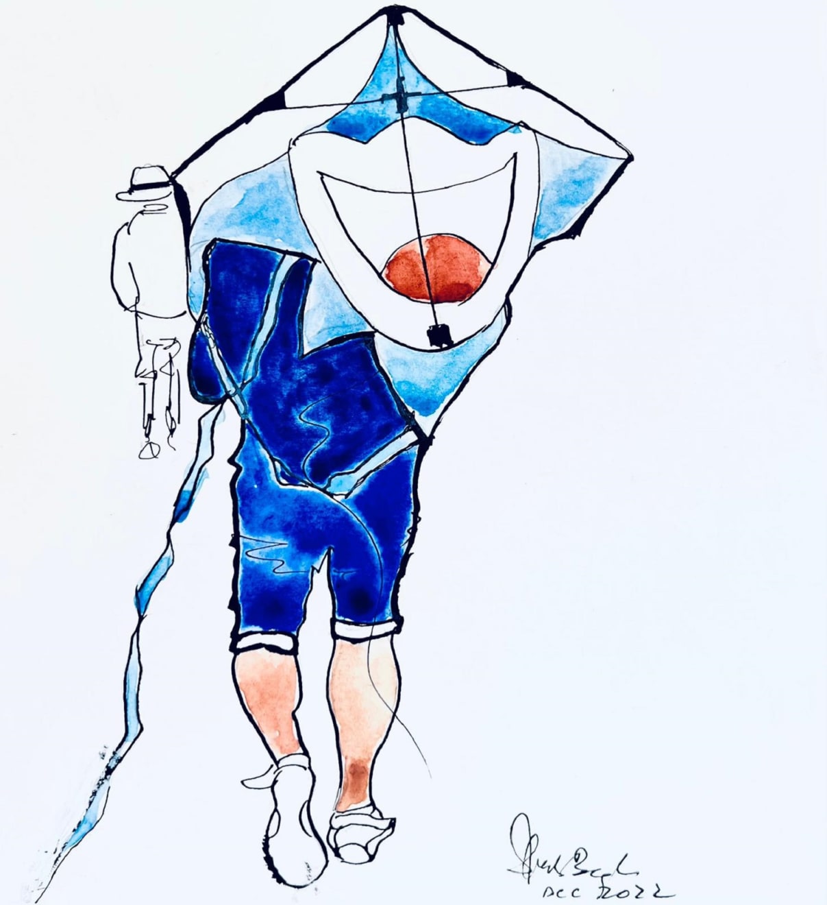 Shabs Beigh, The Kite Runner And His Son, 2023