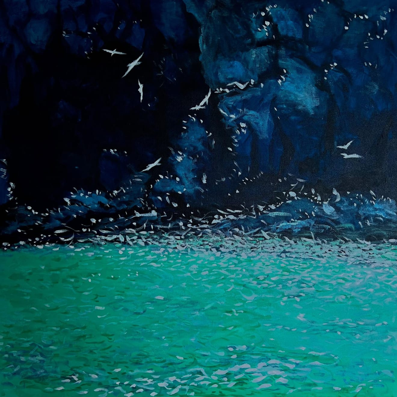 Shabs Beigh, Cornish Cove And Gulls, 2022