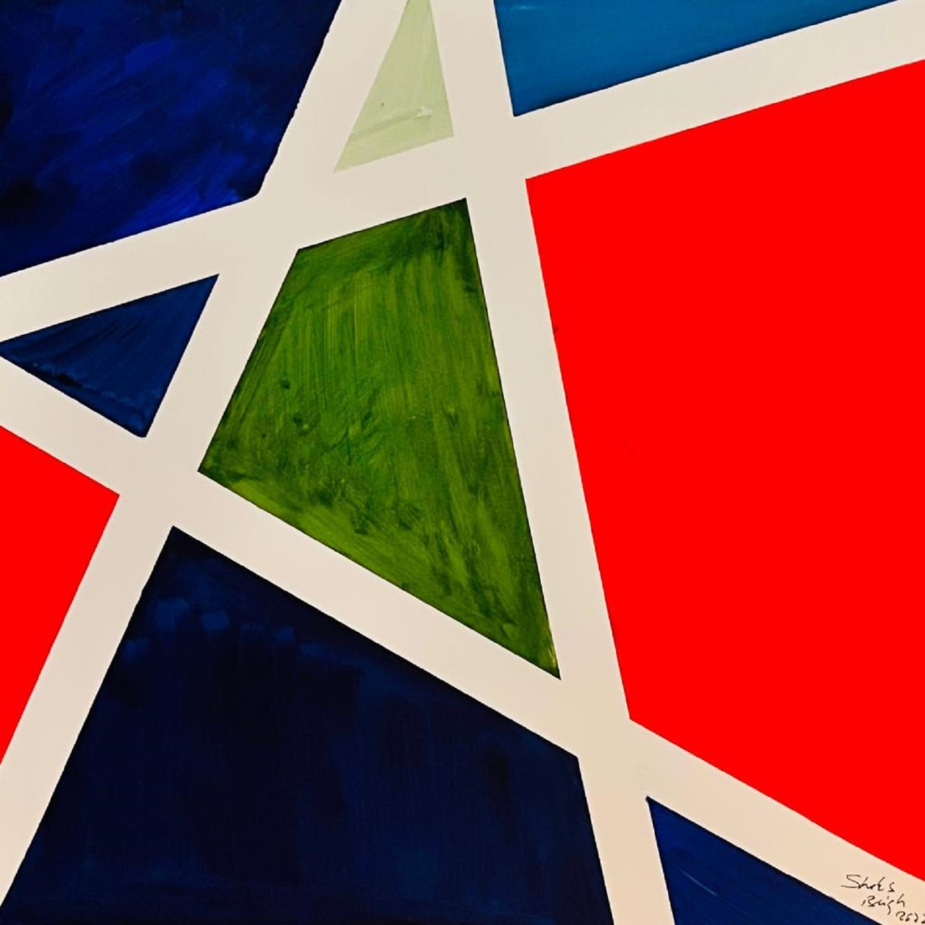 Shabs Beigh, Kites Abstract 10, 2022