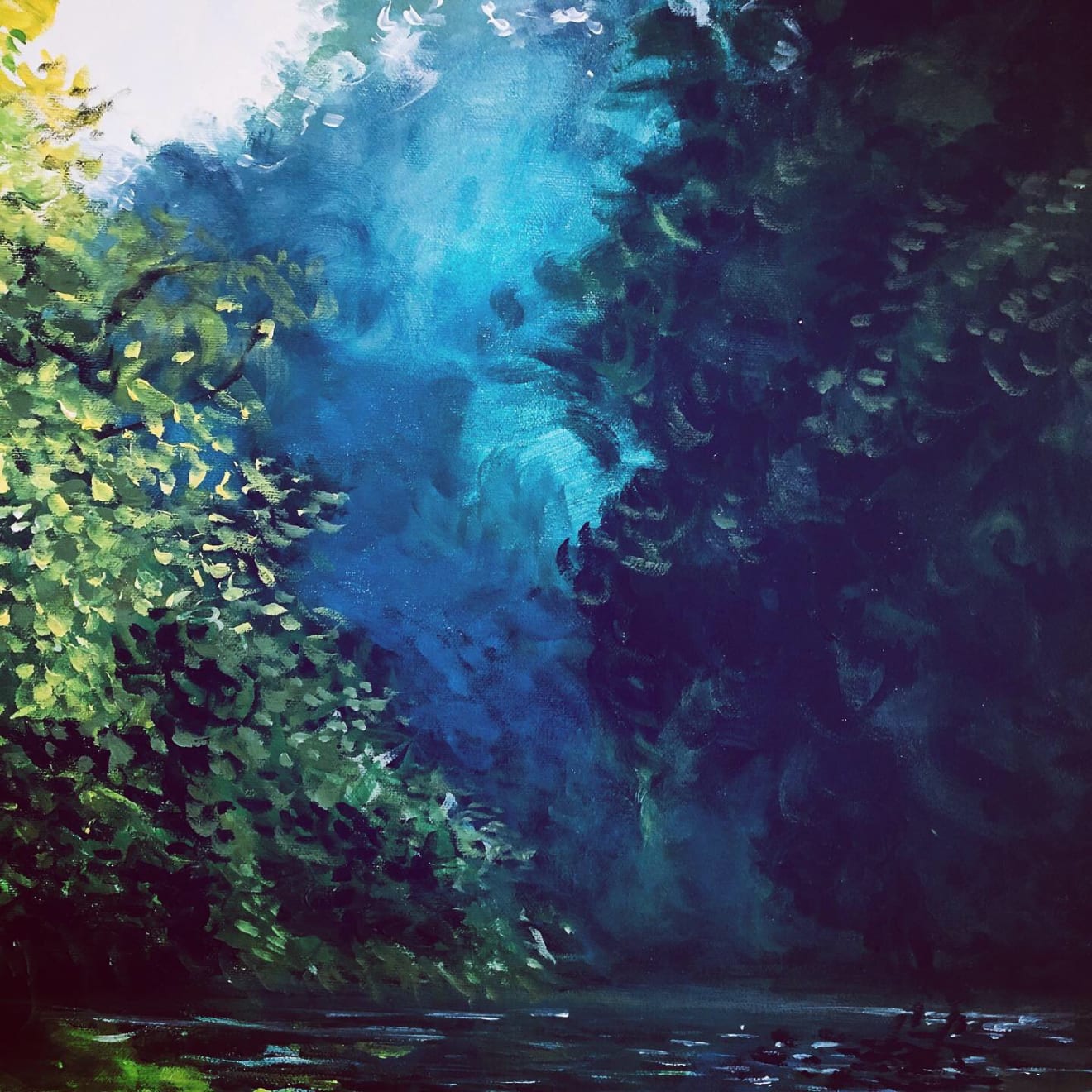 Shabs Beigh , River Wharf - Limited Edition Print, 2020