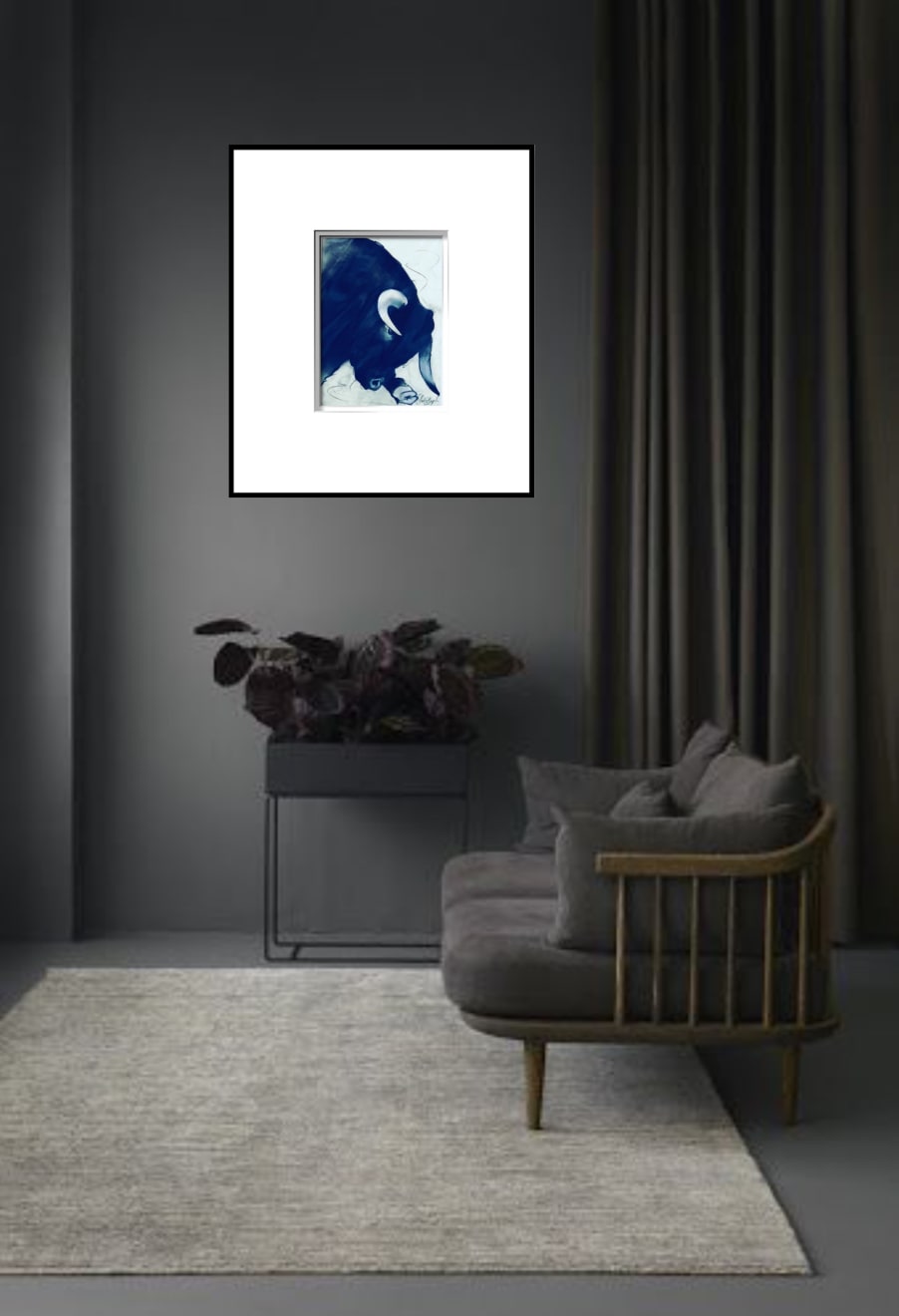 Shabs Beigh, Raging Bull - Limited Edition Print, 2019