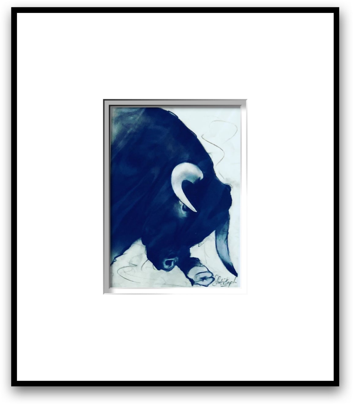 Shabs Beigh, Raging Bull - Limited Edition Print, 2019