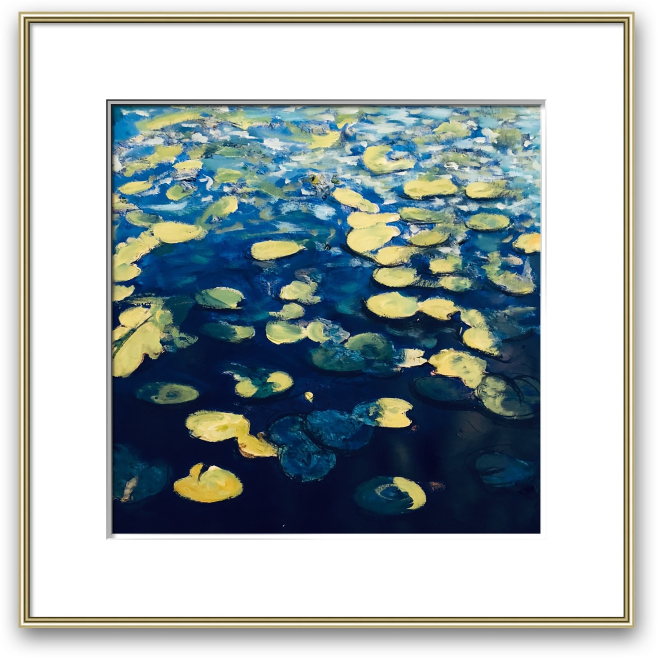 Shabs Beigh , Monet's Pond (Autumn) 2 - Limited Edition Print, 2019