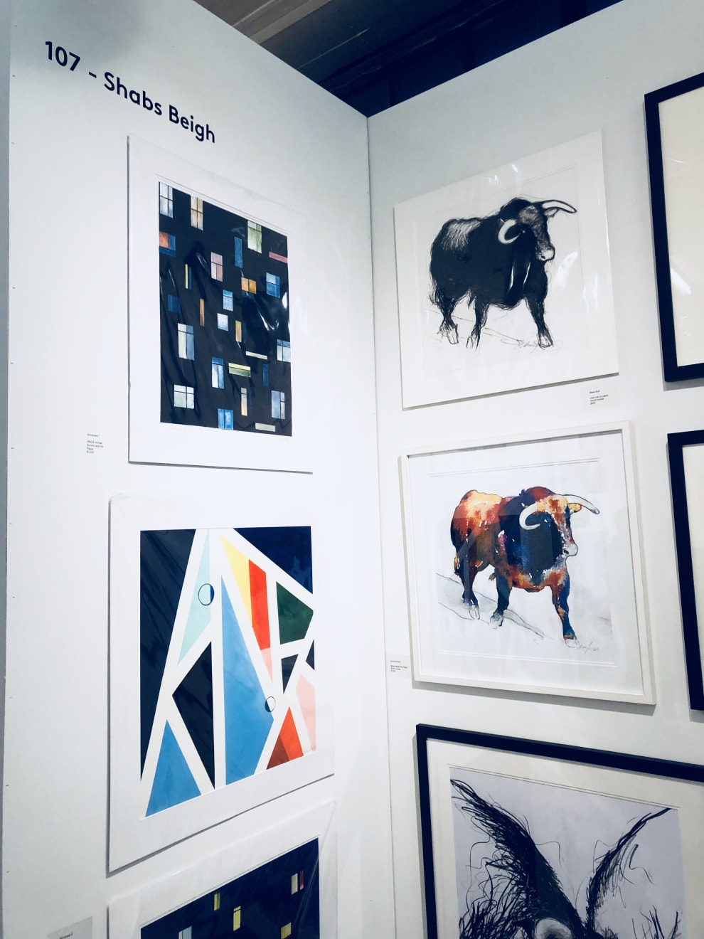 Shabs Beigh, Colourful Bull, 2019