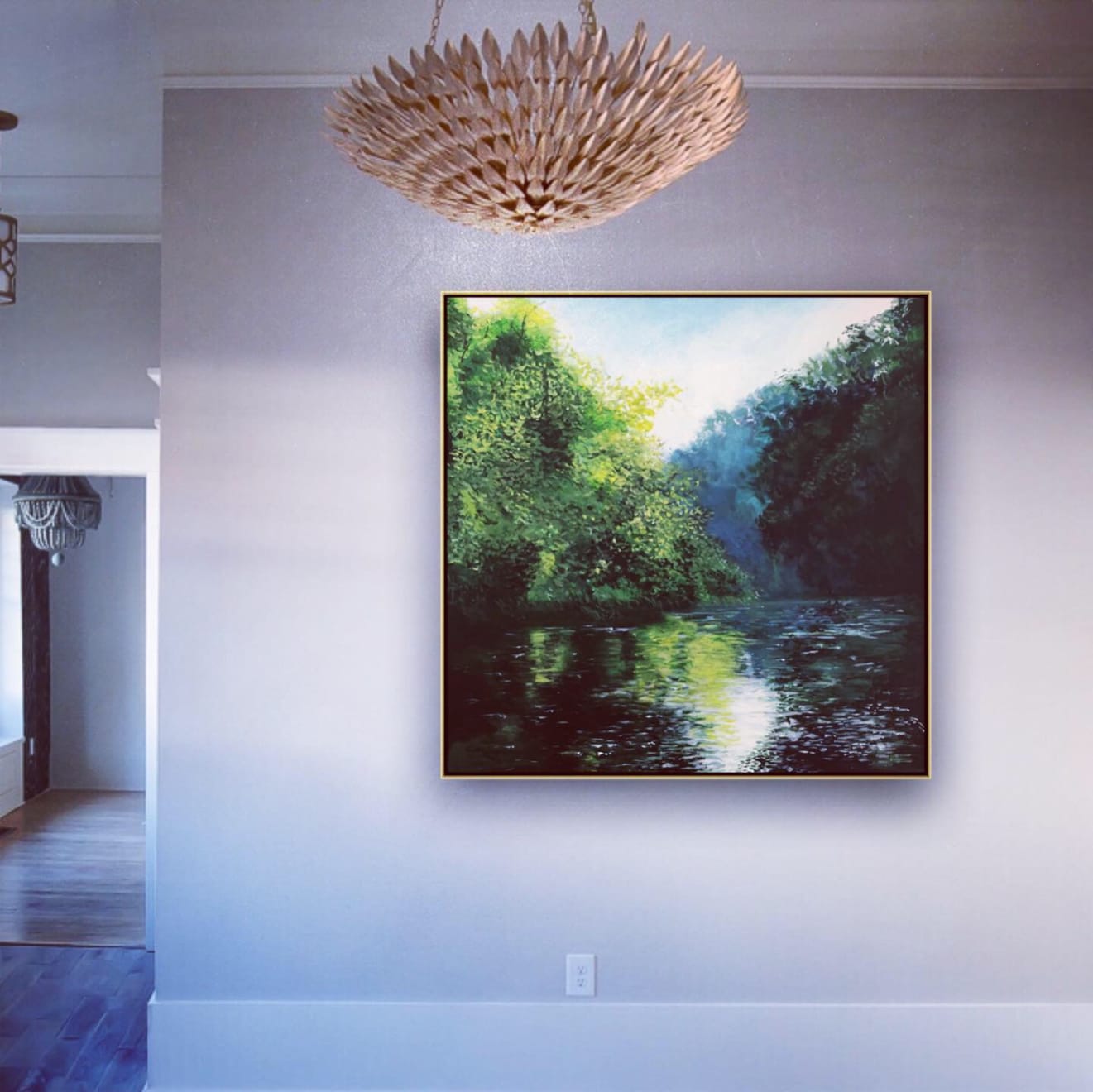 Shabs Beigh , River Wharf - Limited Edition Print, 2020