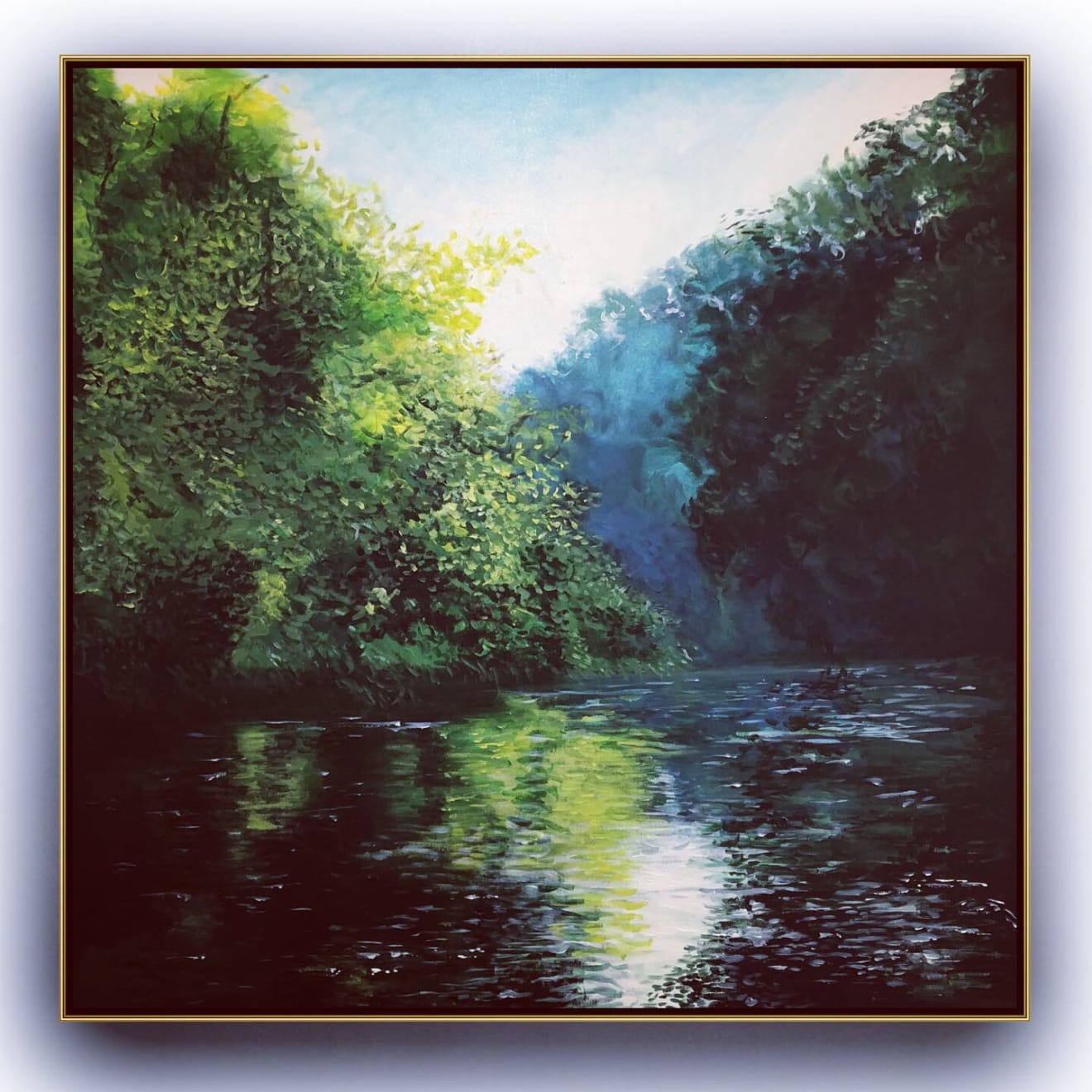 Shabs Beigh , River Wharf - Limited Edition Print, 2020