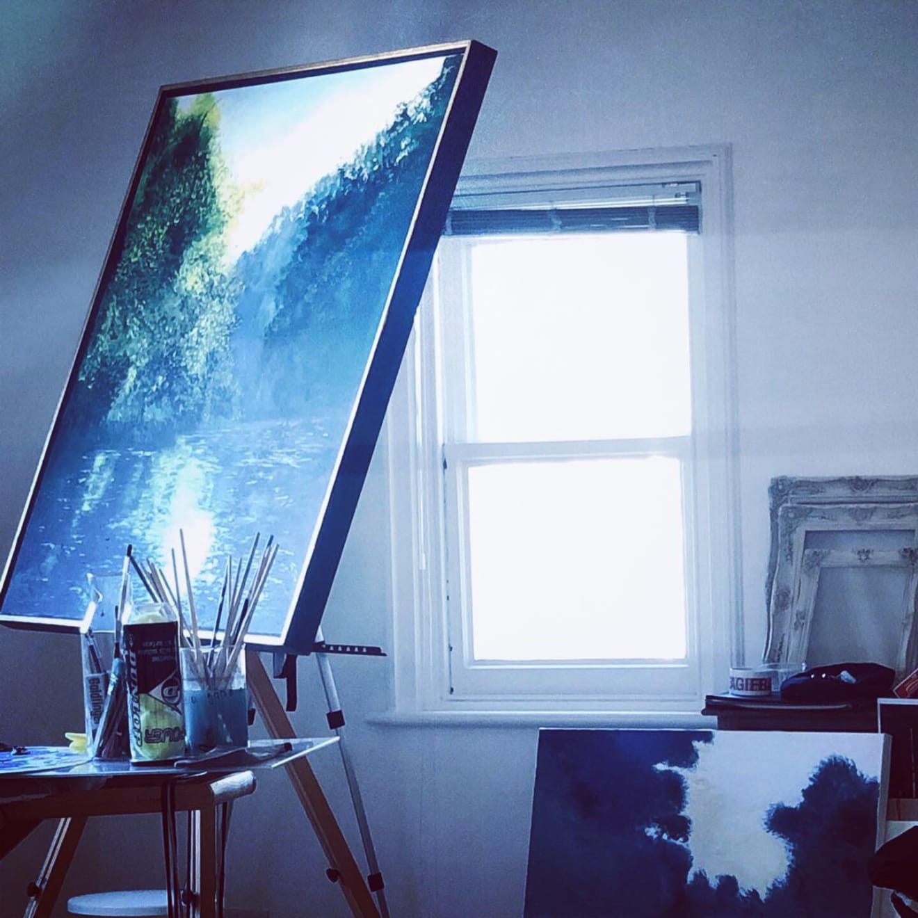 Shabs Beigh , River Wharf - Limited Edition Print, 2020