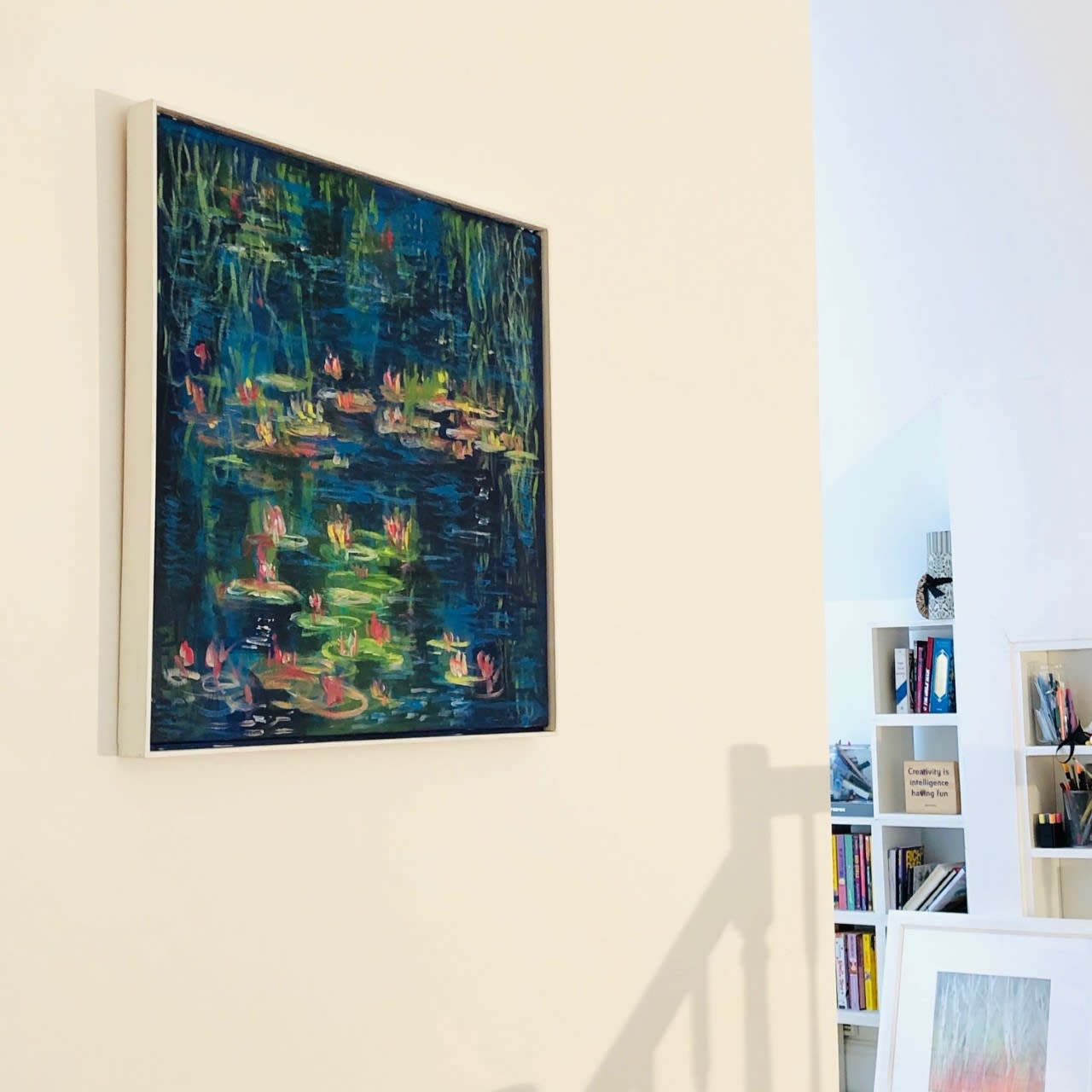Shabs Beigh, Lilies In Blue - Original, 2020