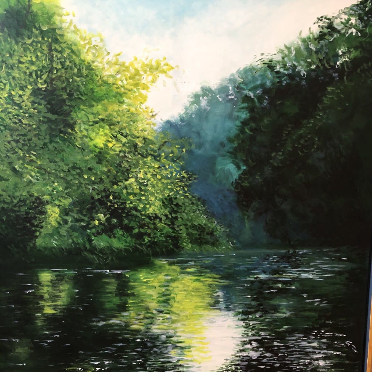 Shabs Beigh, River Wharf - Original, 2020