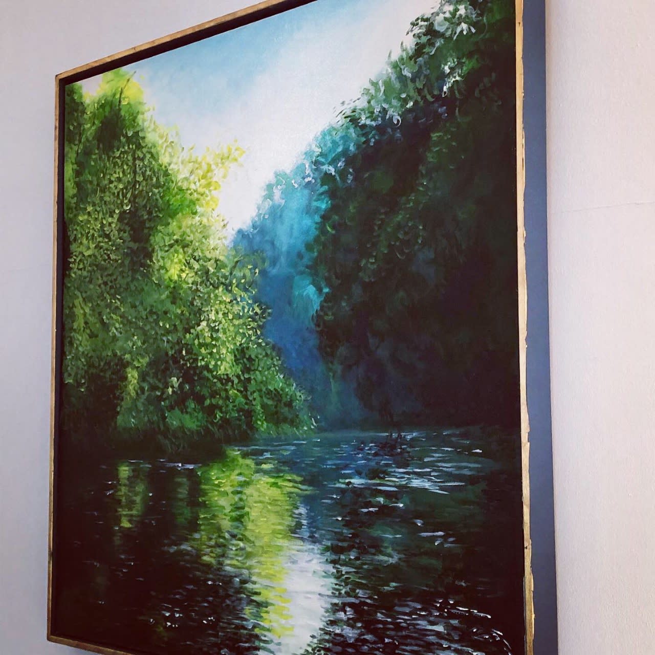 Shabs Beigh, River Wharf - Original, 2020