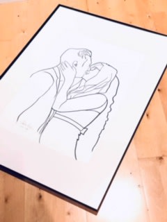 Shabs Beigh, Kissing Couple, 2020