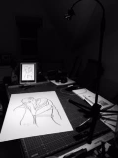 Shabs Beigh, Kissing Couple, 2020