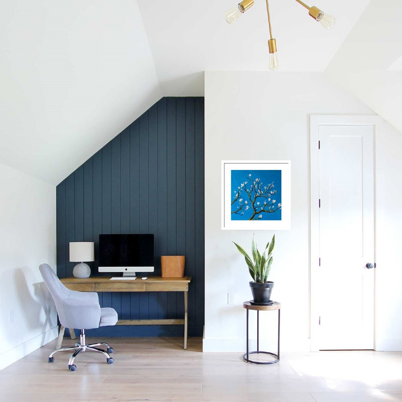 Shabs Beigh, Magnolia In Spring 3 - Original, 2021