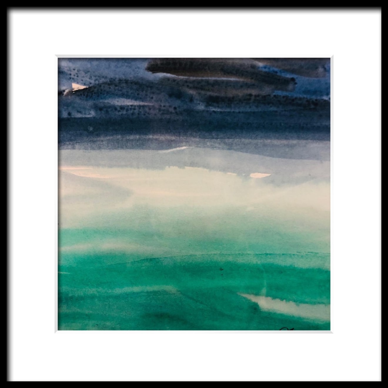 Shabs Beigh, Abstract Seascape, 2021