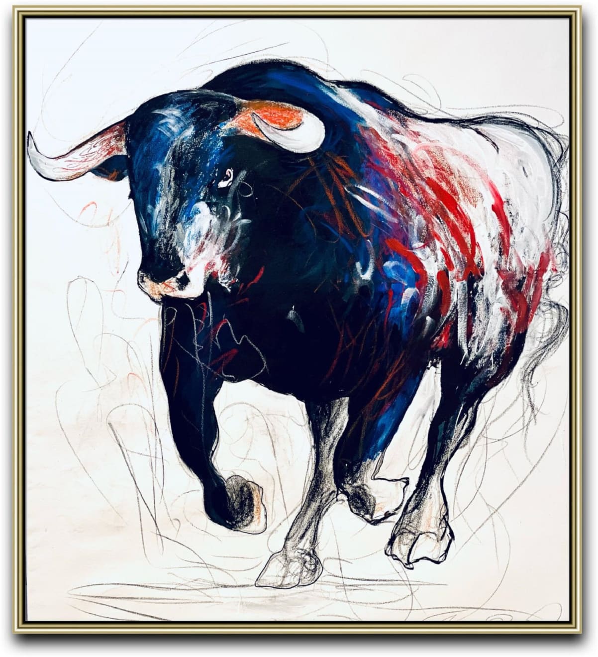 Shabs Beigh, Galloping Bull 2, 2022